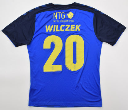Maillot Brondby Domicile Hummel 2019-20 Wilczek vintage L