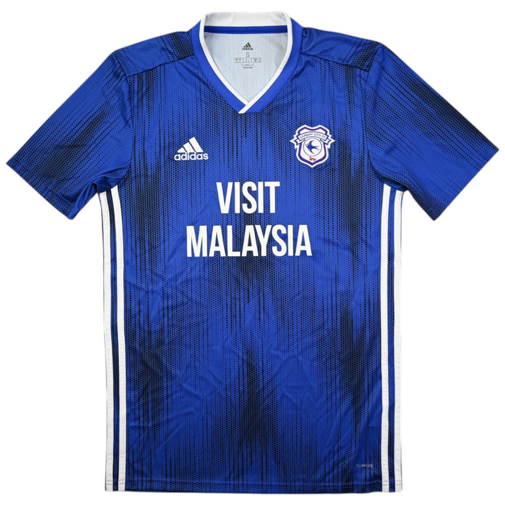 Maillot Cardiff City Domicile Adidas 2019-20 Visit Malaysia 9/10