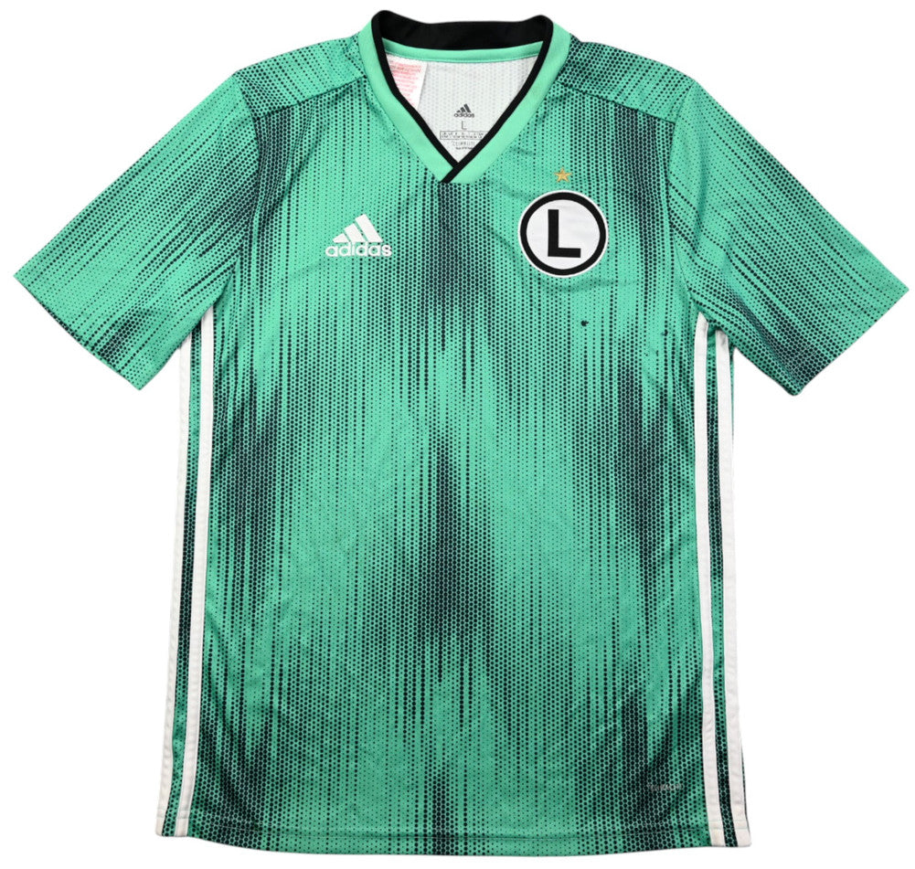 Maillot Legia Warszawa Extérieur Adidas 2019-20 vintage L Boys