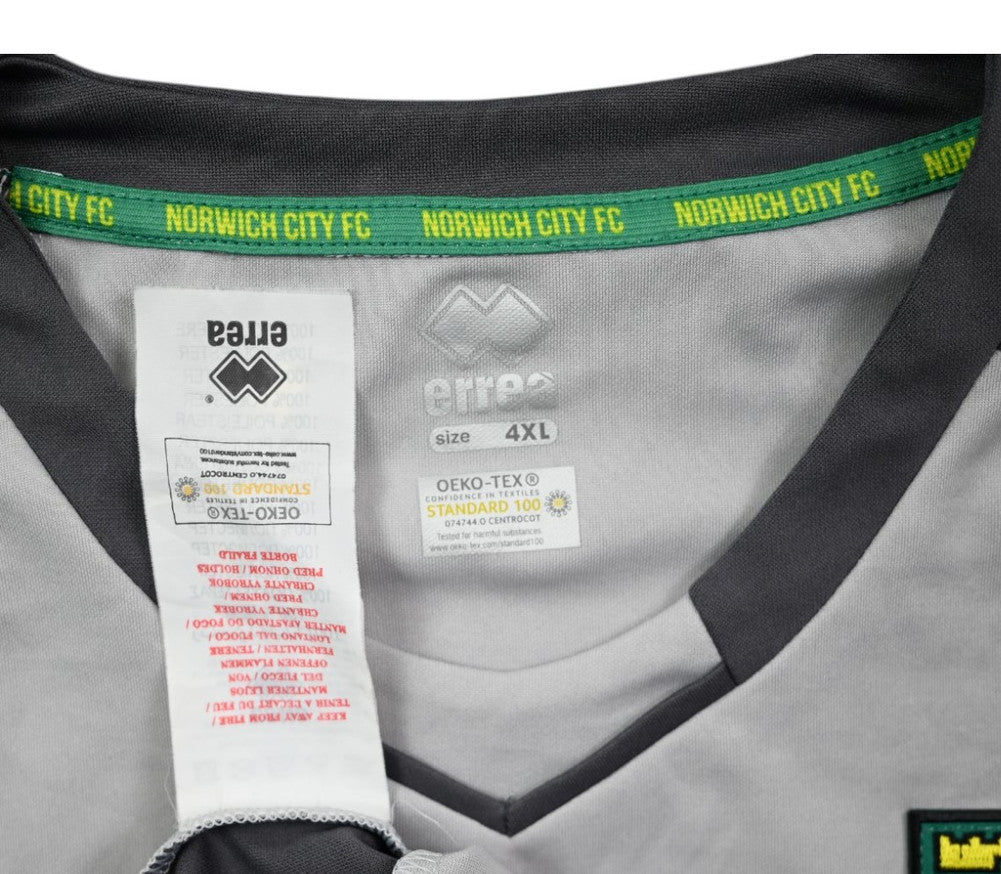 Maillot Gardien Norwich City 2019-20 Errea Manches Longues 4XL