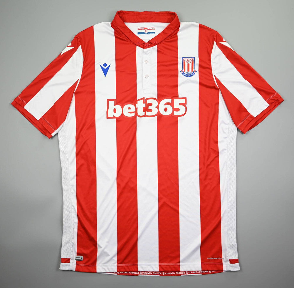 Maillot Stoke City 2019-20 Macron BET365 vintage 4XL