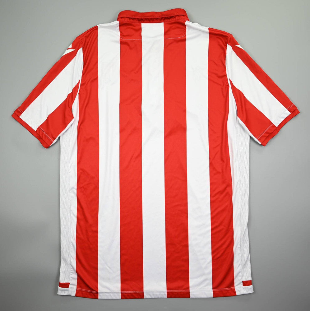 Maillot Stoke City 2019-20 Macron BET365 vintage 4XL
