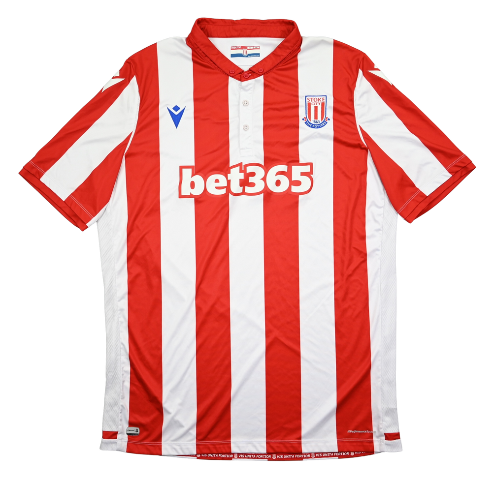 Maillot Stoke City 2019-20 Macron BET365 vintage 4XL