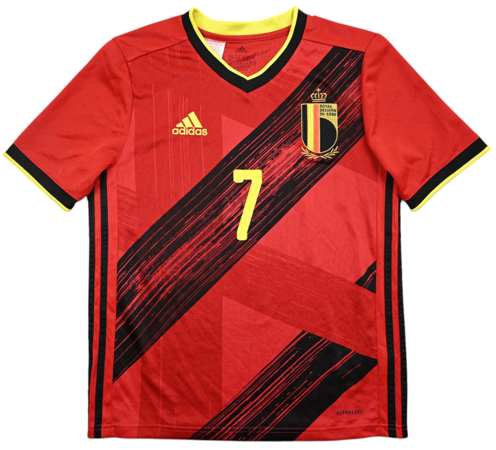 Maillot Belgique 2020-21 Adidas Domicile De Bruyne Boys L