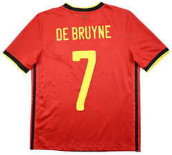 Maillot Belgique 2020-21 Adidas Domicile De Bruyne Boys L