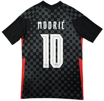 Maillot Croatie Extérieur Nike 2020-21 Modric Boys S - Vintage