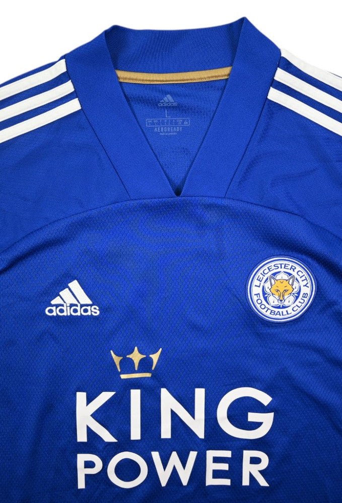 Maillot Leicester City Domicile 2020-21 Adidas Maddison vintage