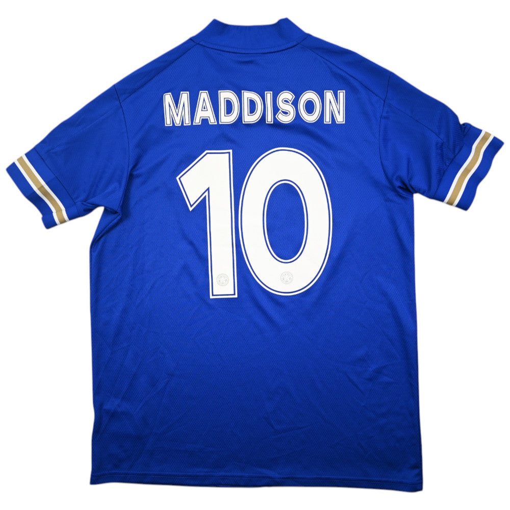 Maillot Leicester City Domicile 2020-21 Adidas Maddison vintage