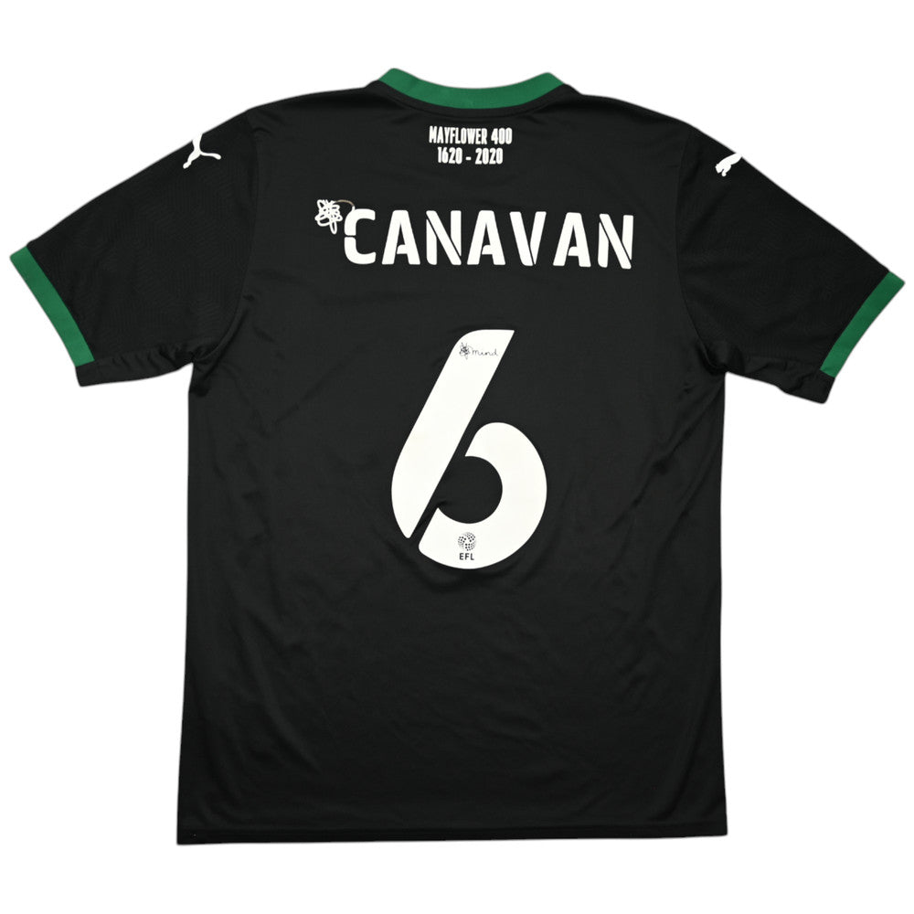 Maillot Plymouth Argyle Extérieur Puma 2020-21 Canavan – 9/10