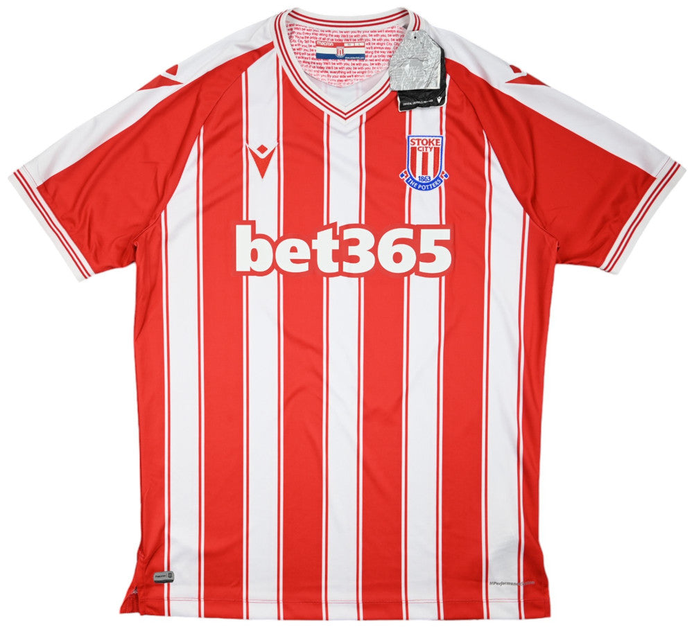 Maillot Stoke City Domicile 2020-21 Macron – Neuf, Taille L