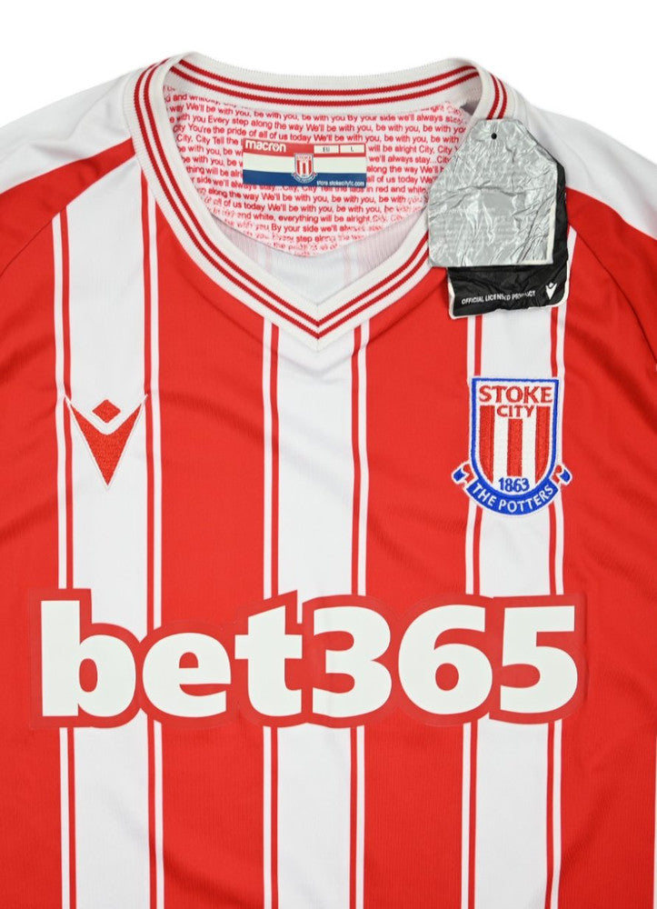 Maillot Stoke City Domicile 2020-21 Macron – Neuf, Taille L
