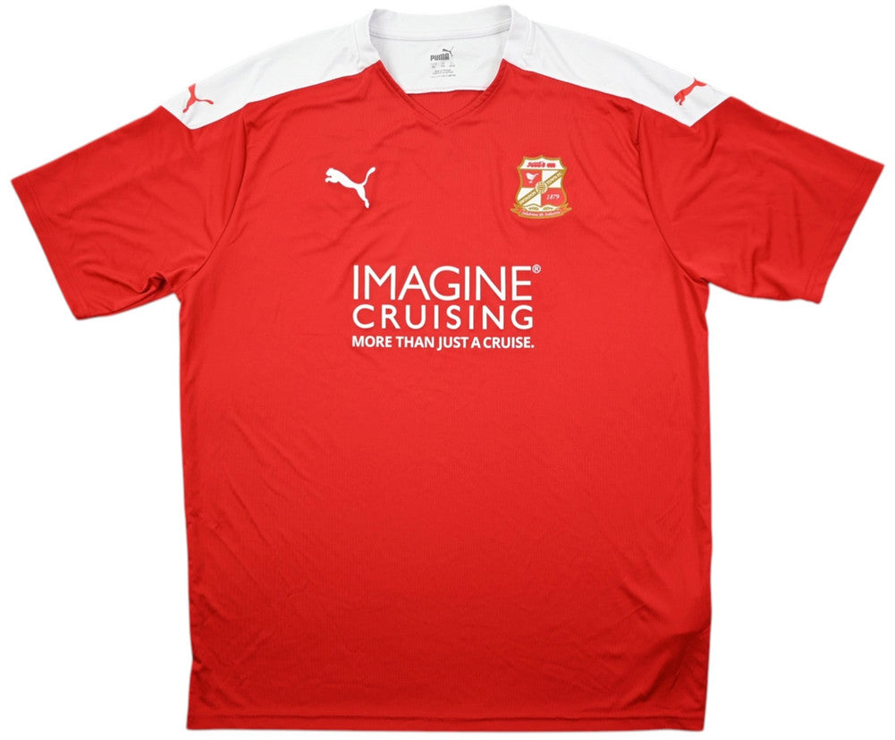Maillot Swindon Town 2020-21 Domicile Puma Vintage XXL 9/10