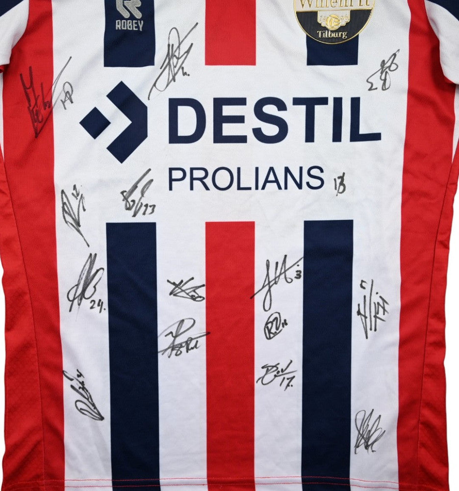 Maillot Willem II 2020-21 Robey Domicile Signé – Neuf 10/10