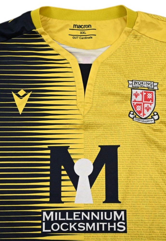Maillot Woking FC Extérieur 2020-21 Macron vintage condition 9/10