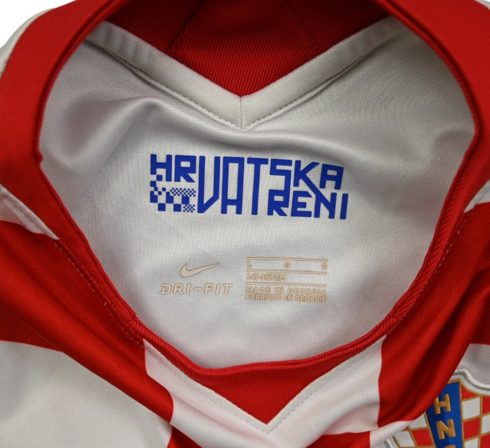 Maillot Croatie Domicile Nike 2020-22 vintage L Boys collector