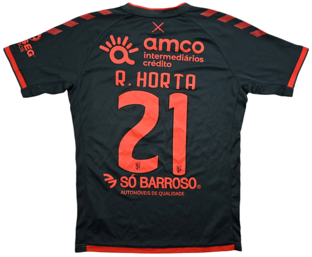 Maillot Braga Extérieur 2021-22 Hummel R. Horta Vintage 9/10