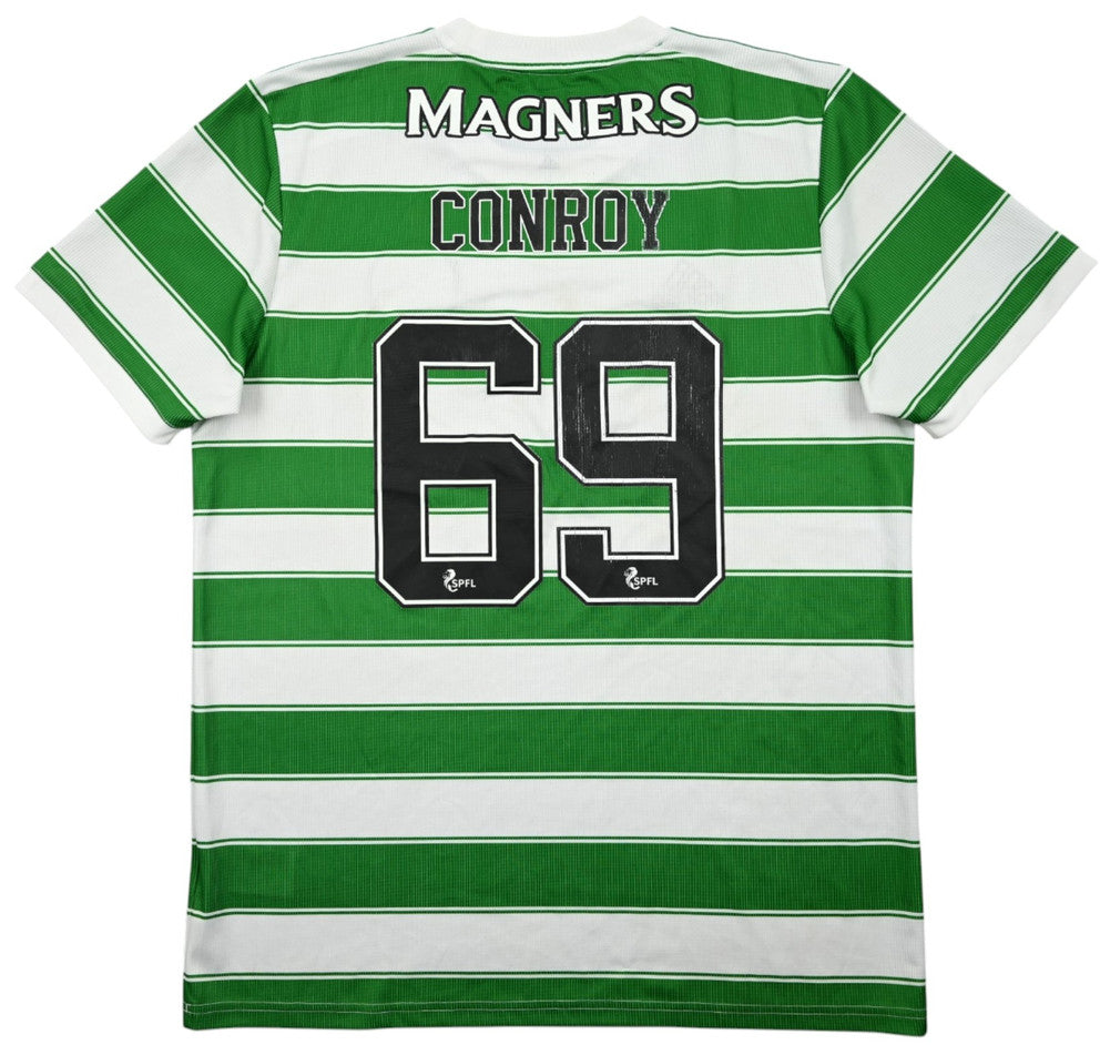 Maillot Celtic FC 2021-22 Adidas Domicile CONROY vintage 8/10