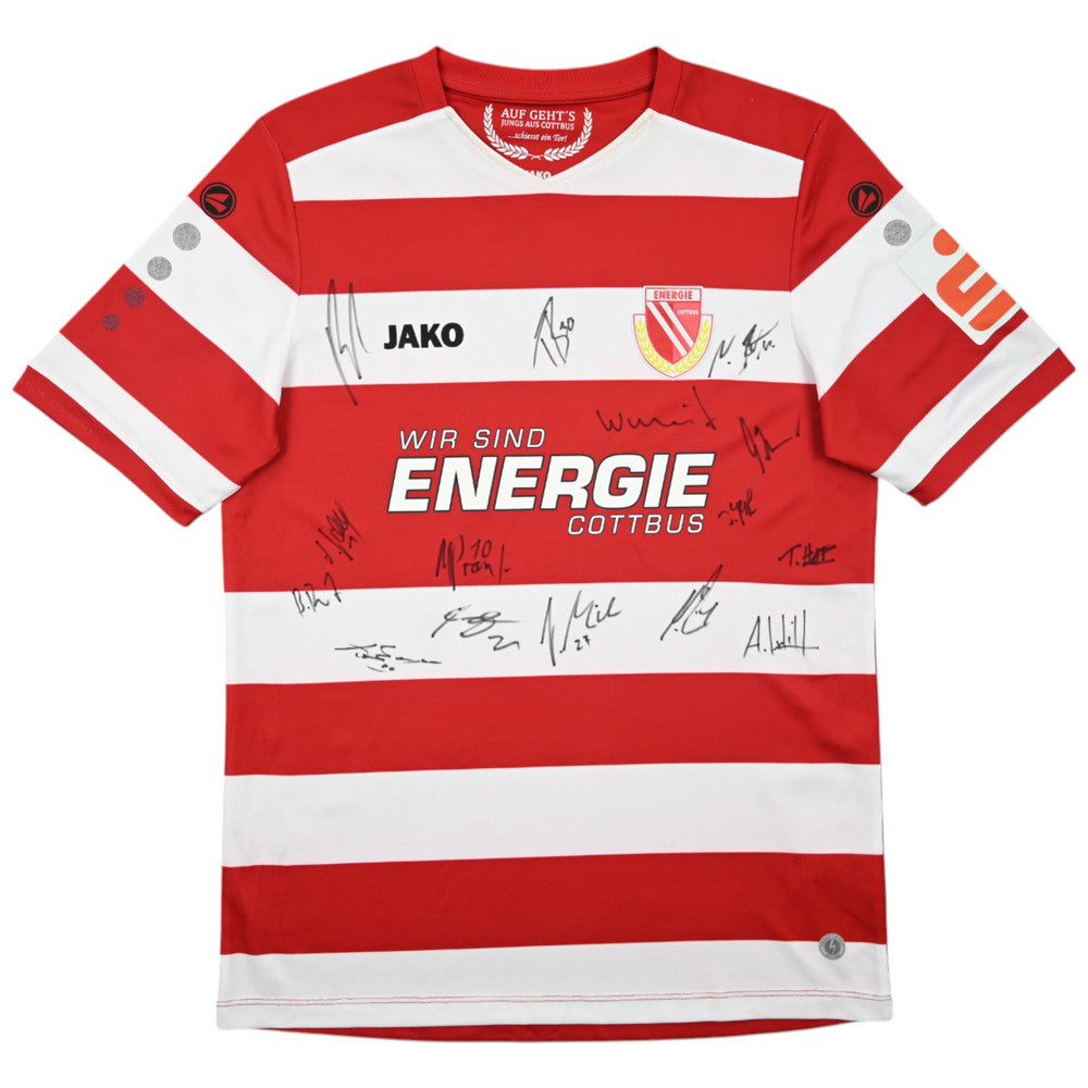 Maillot Énergie Cottbus 2021-22 Domicile Jako Vintage | 9/10