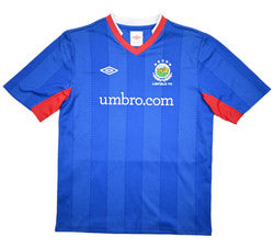 Maillot Linfield FC 2021-22 Domicile Umbro Vintage - XL Boys