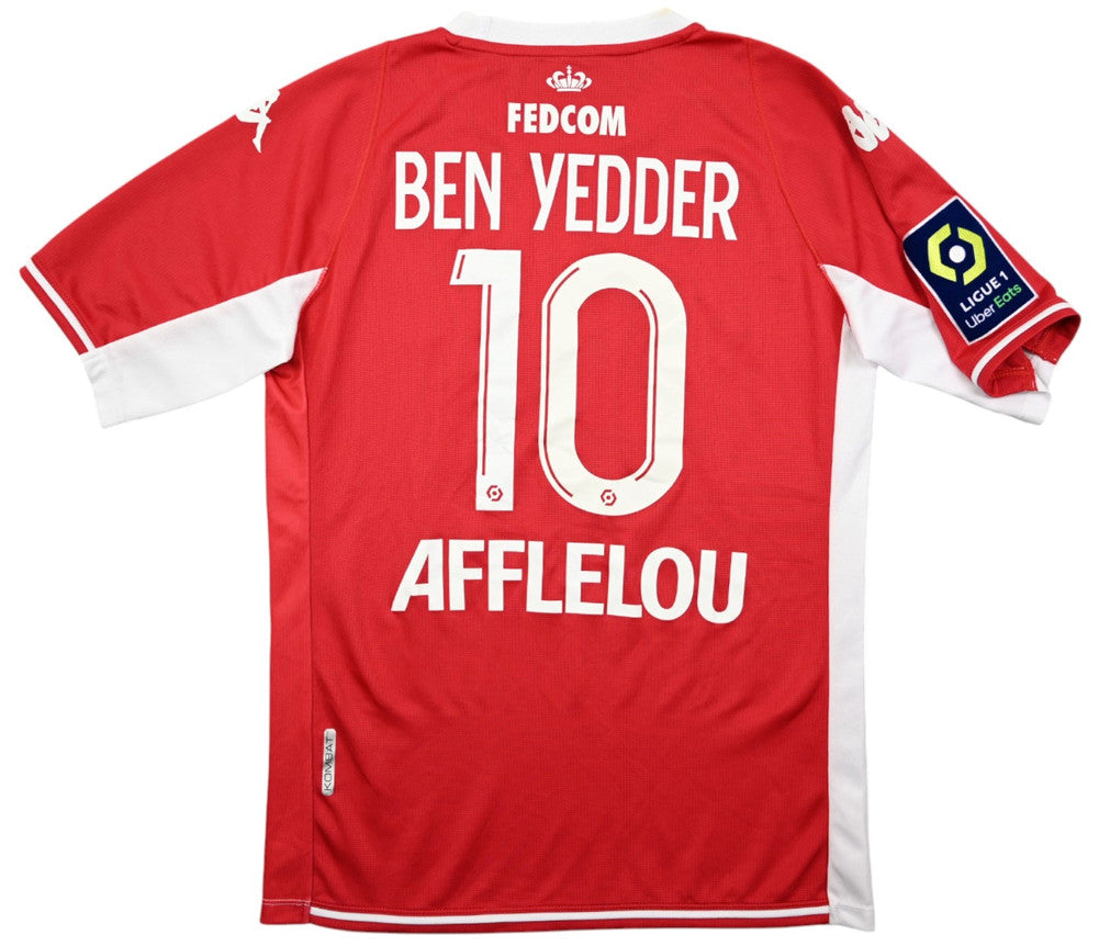 Maillot Monaco 2021-22 Kappa Ben Yedder Domicile vintage