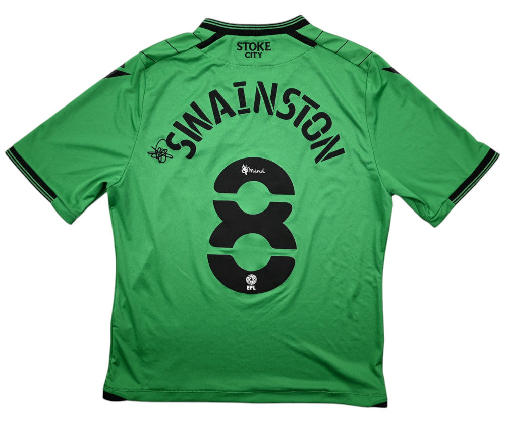 Maillot Stoke City Domicile 2021-22 Macron SWAINSTON 9/10