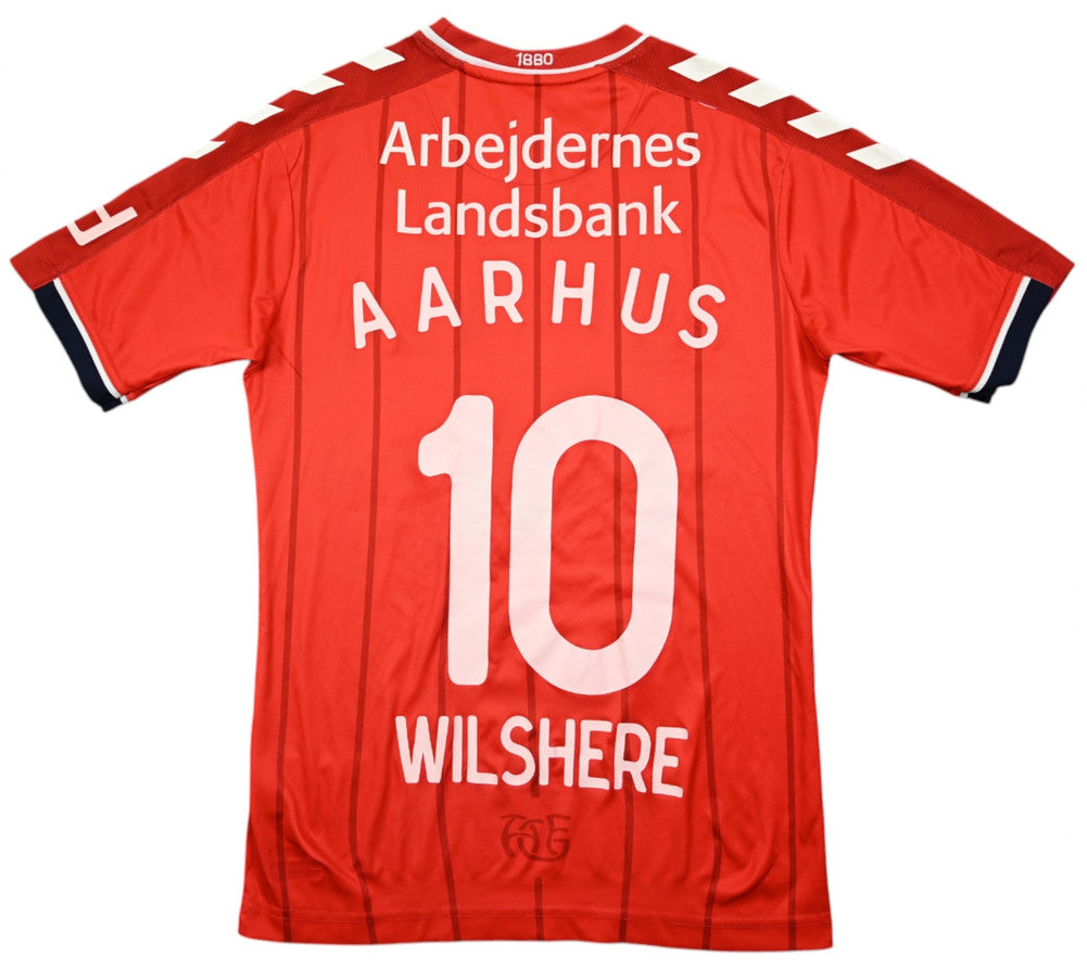 Maillot AGF Aarhus Domicile Hummel 2021-24 Flocage Wilshere XS