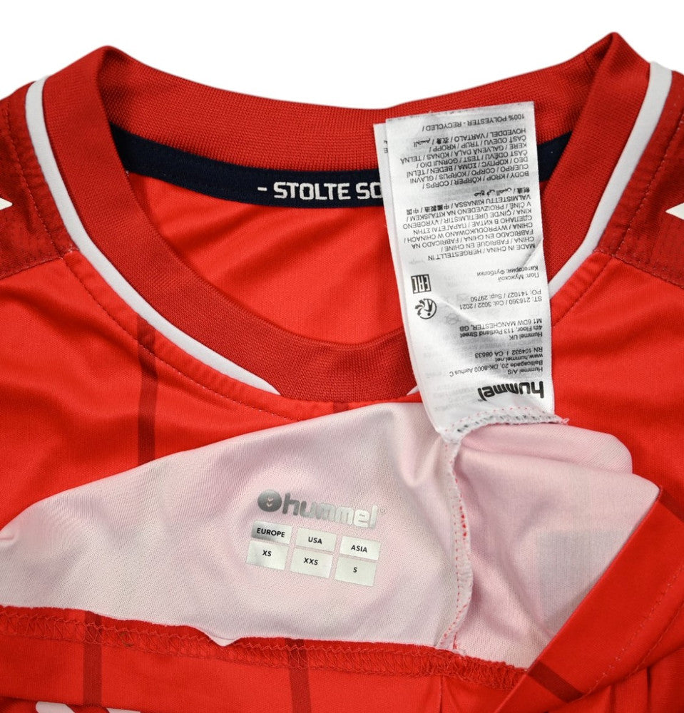Maillot AGF Aarhus Domicile Hummel 2021-24 Flocage Wilshere XS