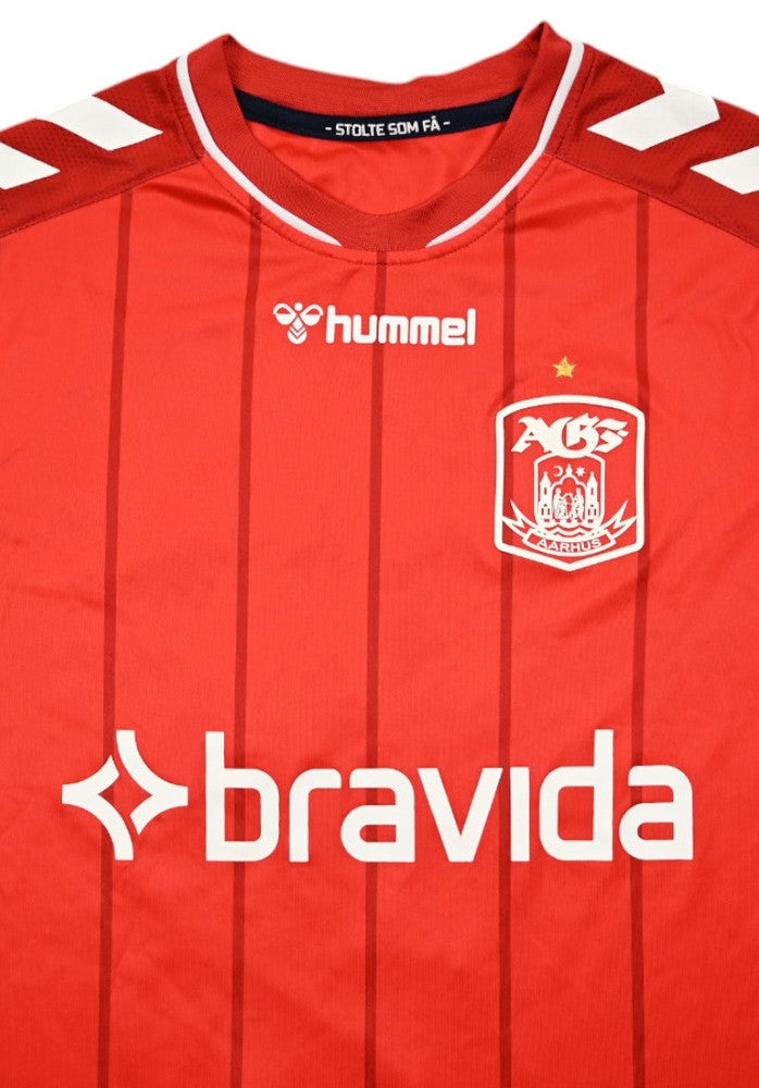 Maillot AGF Aarhus Domicile Hummel 2021-24 Flocage Wilshere XS