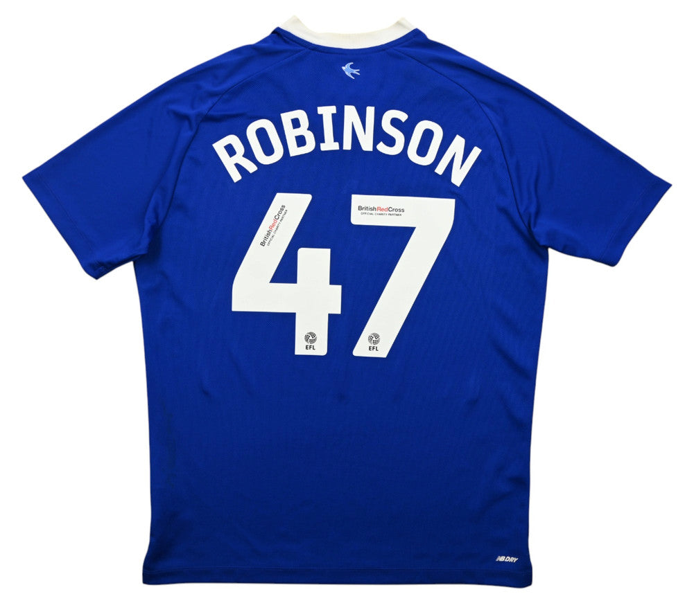 Maillot Cardiff City Domicile 2022-23 New Balance Robinson vintage