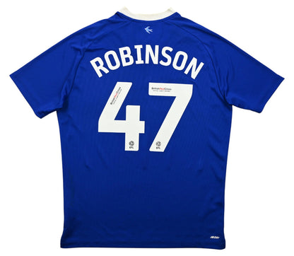 Maillot Cardiff City Domicile 2022-23 New Balance Robinson vintage