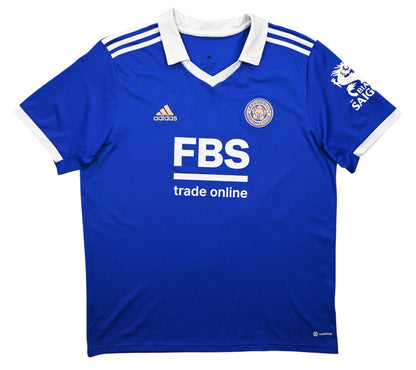 Maillot Leicester City Domicile 2022-23 Adidas Vardy vintage