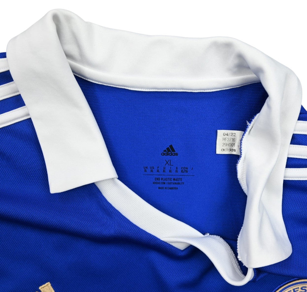 Maillot Leicester City Domicile 2022-23 Adidas Vardy vintage