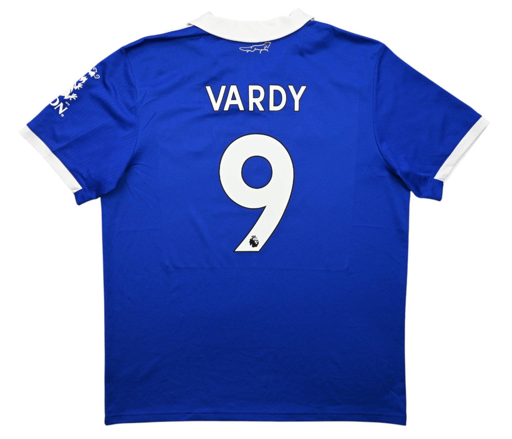 Maillot Leicester City Domicile 2022-23 Adidas Vardy vintage