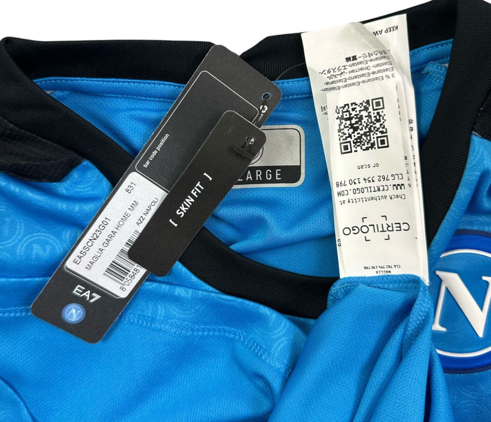 Maillot Napoli 2022-23 Zielinski Emporio Armani Domicile