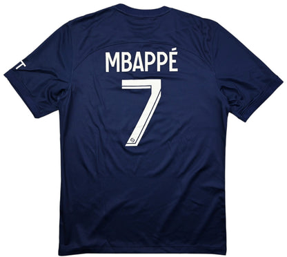 Maillot PSG 2022-23 Nike Domicile Mbappé Floqué – 9/10