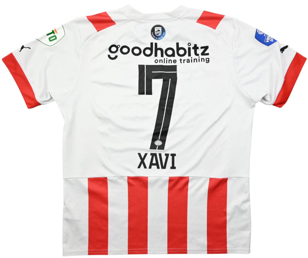 Maillot PSV Eindhoven 2022-23 Domicile Puma Xavi – Vintage L