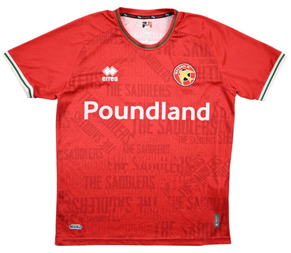 Maillot Walsall FC 2022-23 Domicile Errea Poundland vintage