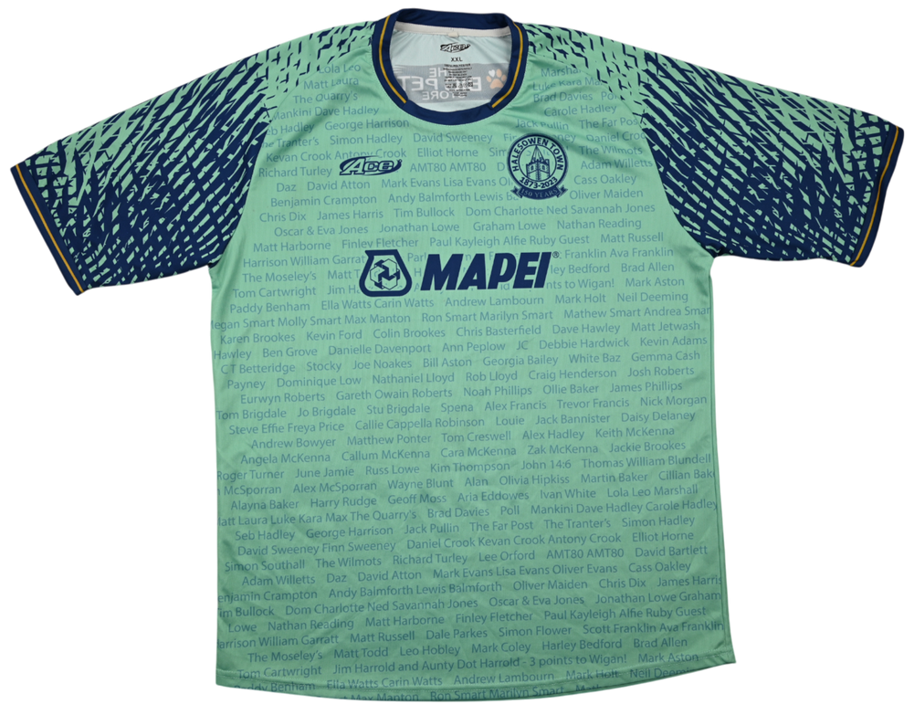 Maillot Halesowen Town 2024-25 ACE Sportswear MAPEI XXL vintage