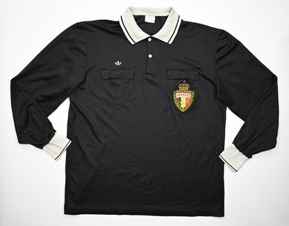 Maillot Arbitre Belgique Adidas Vintage XL — Referee Shirt