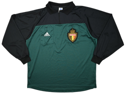 Maillot Arbitre Belgique Nike Manches Longues Vintage XL