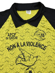 Maillot Gardien District de Savoie DEFIL Vintage Non à la Violence