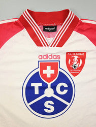 Maillot FC La Sallaz Adidas Vintage TCS Swiss Club Rare