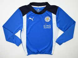 Maillot Leicester City Puma Manches Longues King Power Vintage