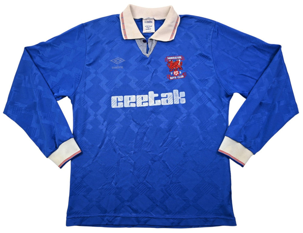 Maillot Morisston Town Boys Club Umbro Ceetak vintage irlandais