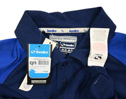 Polo Sheffield Wednesday Sondico Vintage Taille L - Neuf