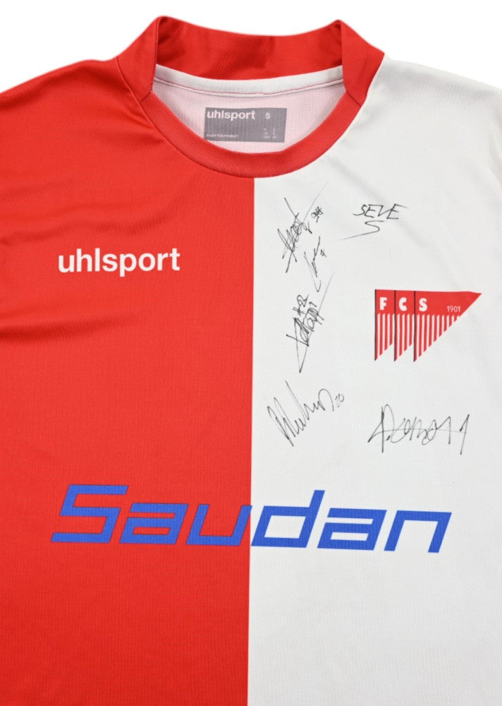 Maillot FC Solothurn Uhlsport Vintage Signé - Collector Suisse