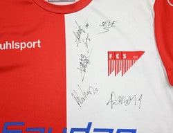 Maillot FC Solothurn Uhlsport Vintage Signé - Collector Suisse