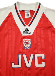 Maillot Arsenal 1992-94 Domicile Adidas JVC L. Boys Vintage