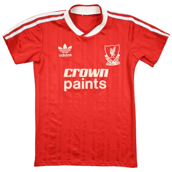 Maillot Liverpool 1987-88 Adidas Domicile Crown Paints vintage Boys
