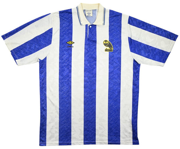 Maillot Sheffield Wednesday 1989-91 Domicile Umbro vintage XL